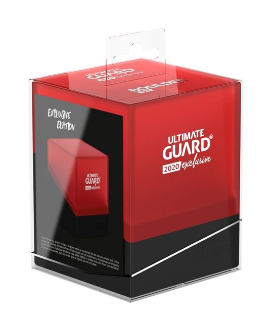 Ultimate Guard 2020 Exclusive Boulder Deck Case Red (Holds 100