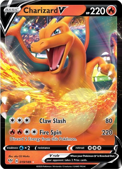 Charizard V - SWSH03: Darkness Ablaze - Pokemon