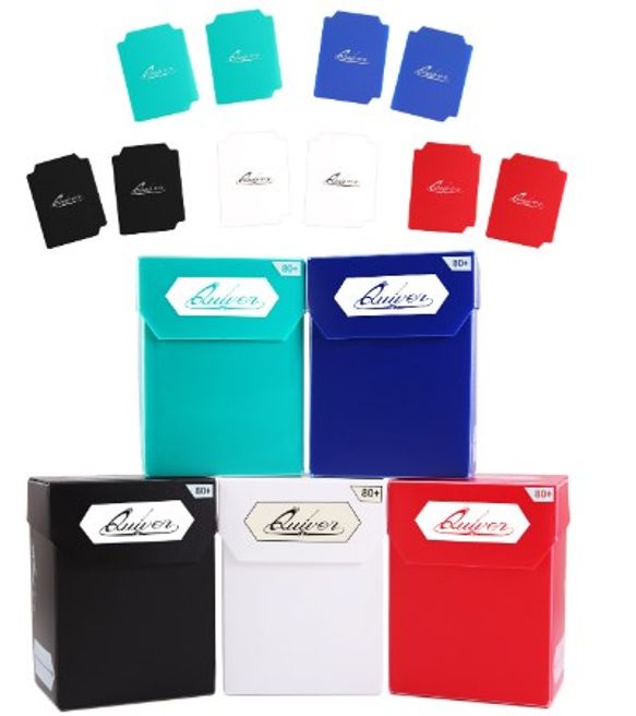 Standard Deck Blocks Set of 5 (Holds 80+ cards) Quiver Time Deck