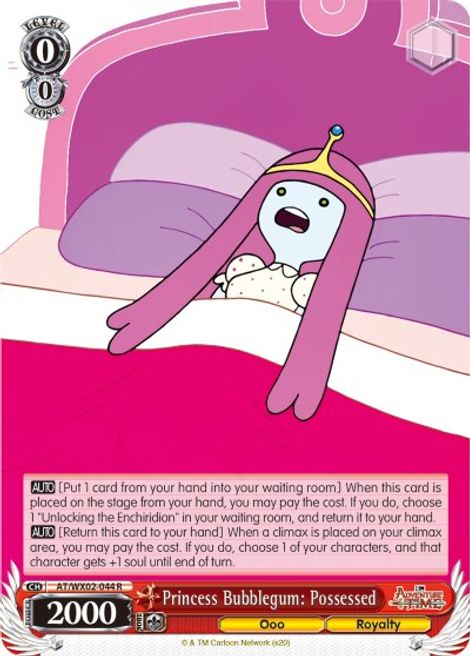 Princess Bubblegum Possessed Adventure Time Weiss Schwarz