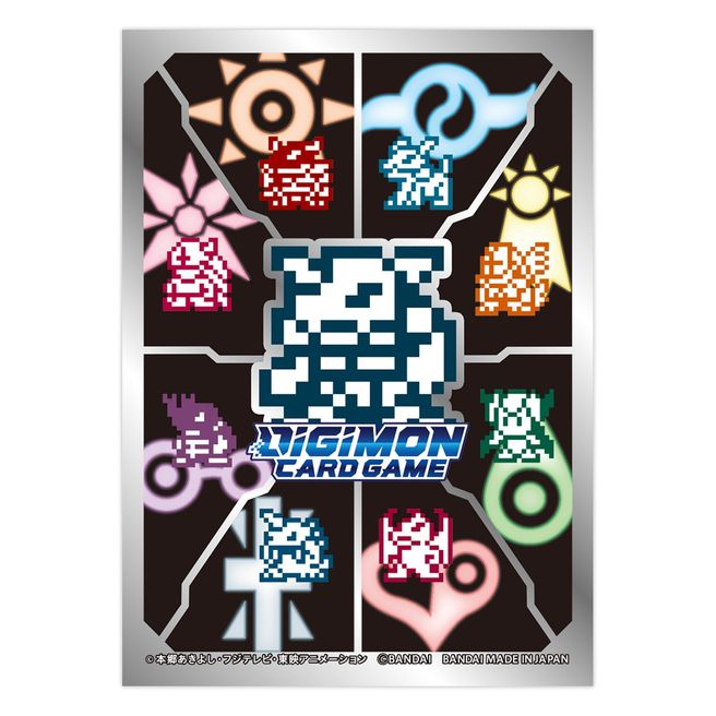 Digimon Card Game Official Sleeves Digimon Pixel Art (Tamer Evolution Box) (50Pack) Bandai