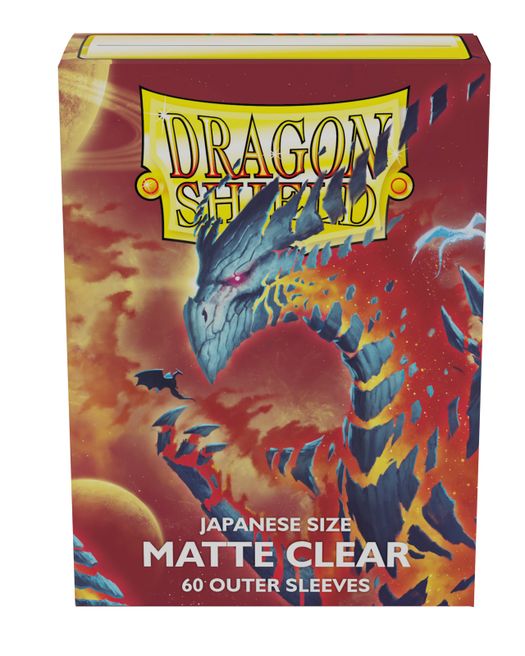 Dragon Shield Japanese Size Matte Clear Outer Sleeves (60Pack