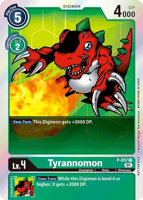 Tyrannomon (official Tournament Pack Vol.4) - Digimon Promotion Cards 