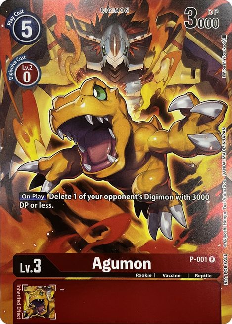 Agumon - P-001 (Tamer's Evolution Box 2) - Digimon Promotion Cards ...