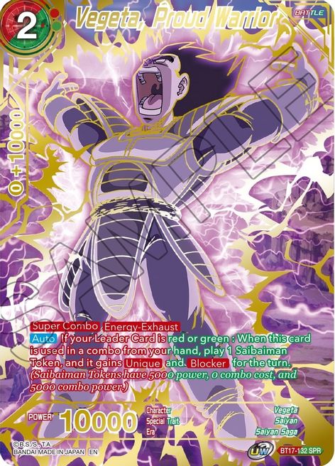 proud vegeta