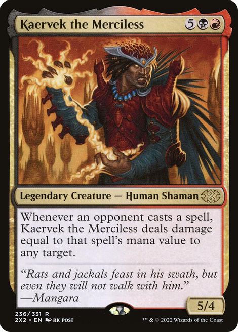 Kaervek the Merciless - Double Masters 2022 - Magic: The Gathering