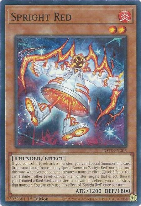 Spright Red - Power of the Elements - YuGiOh