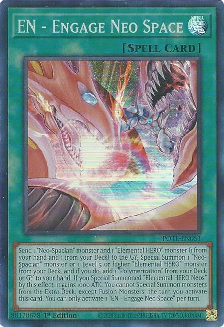 EN - Engage Neo Space - Power Of The Elements - YuGiOh