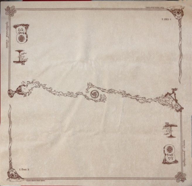 SpellGround Playmat Limited Edition Ivory Production Test SpellGround Playmats Playmats