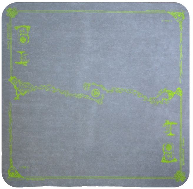 SpellGround Playmat Limited Edition Steel with Green SpellGround