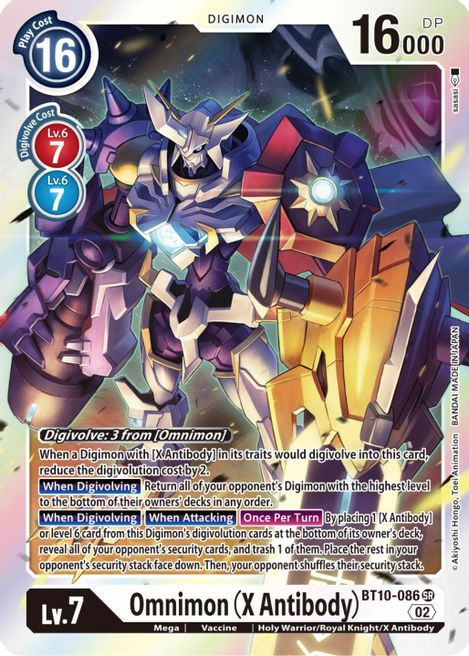 x antibody omnimon