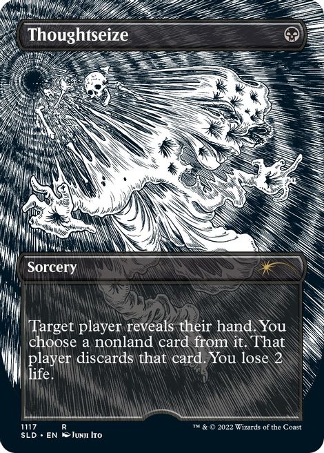 Thoughtseize- Etched Foil