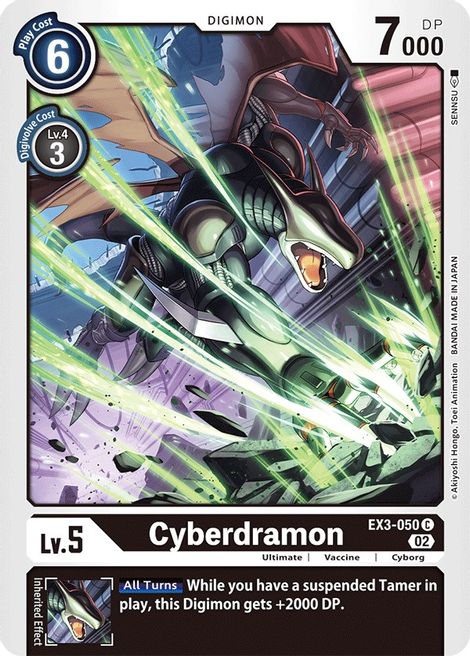 Cyberdramon Draconic Roar Digimon Card Game 8895