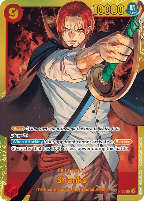 Shanks Romance Dawn One Piece Card Game