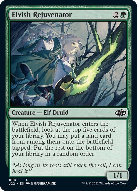 Elvish Rejuvenator - Jumpstart 2022 - Magic: The Gathering