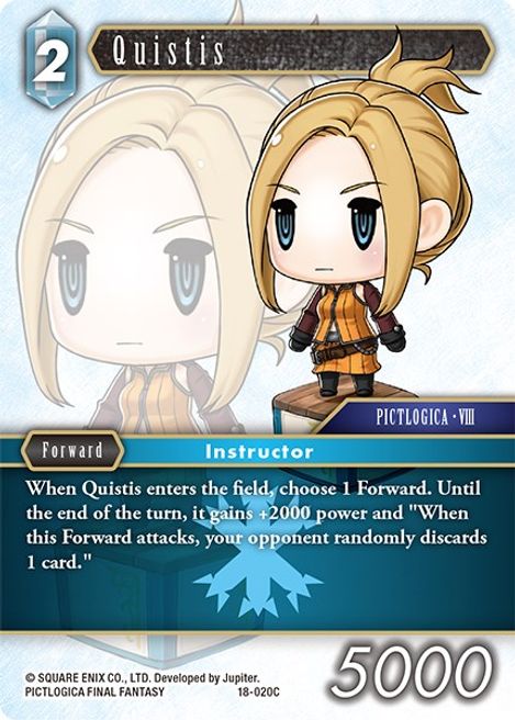 Quistis - Resurgence Of Power - Final Fantasy TCG