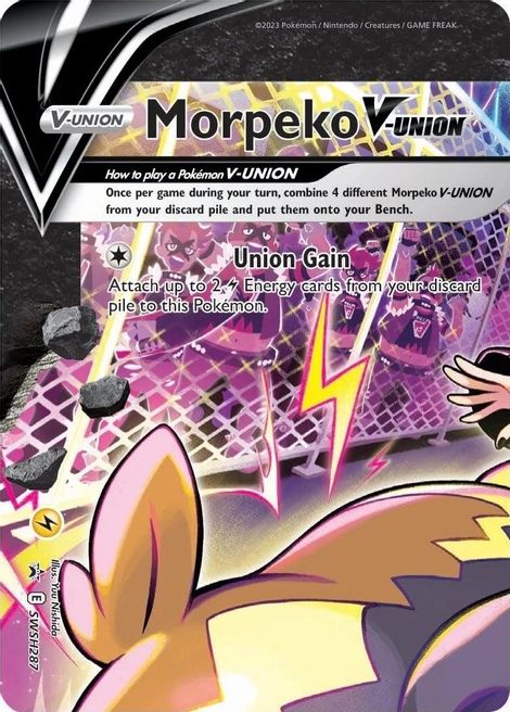 Morpeko V Union Swsh287 Swsh Sword And Shield Promo Cards Pokemon