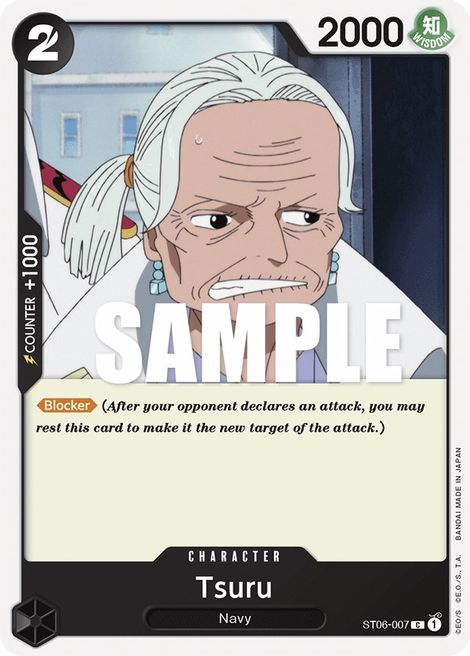 Tsuru Starter Deck 6 Absolute Justice One Piece Card Game 