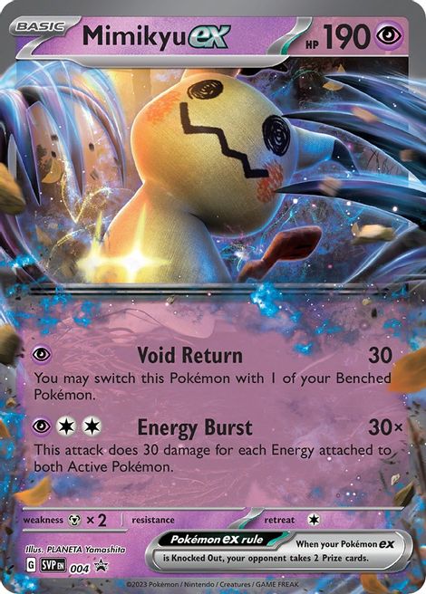 Mimikyu Ex 004 Sv Scarlet And Violet Promo Cards Pokemon