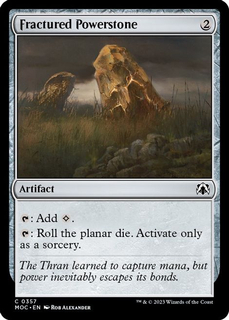 Prix De Fractured Powerstone | Magic Planechase Anthology | Cartes
