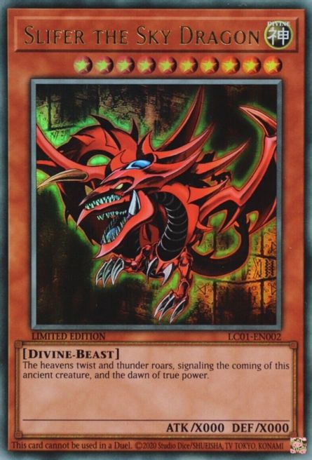 Slifer The Sky Dragon 25th Anniversary Edition Legendary Collection   491805 