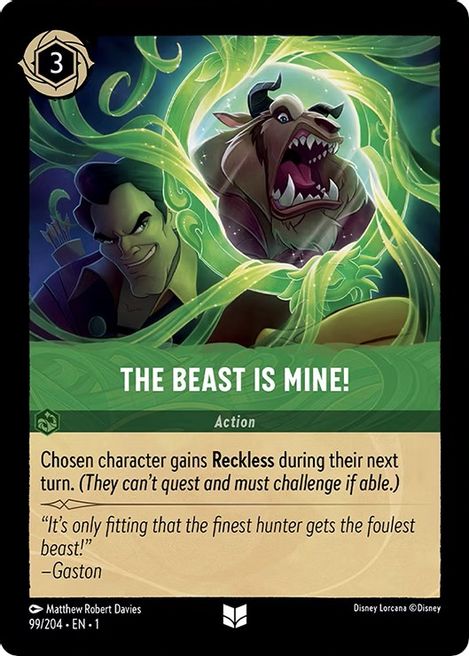 The Beast is Mine! - The First Chapter - Disney Lorcana