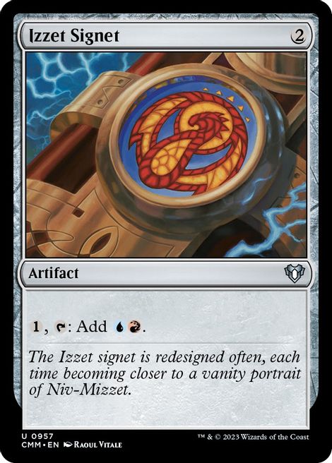 Izzet Signet - Commander Masters - Magic: The Gathering