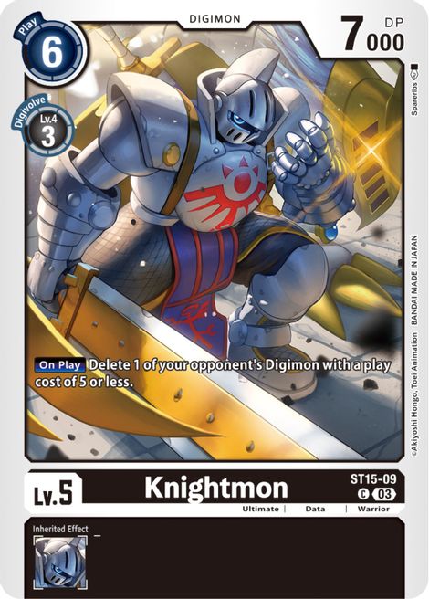 Knightmon - Starter Deck 15: Dragon of Courage - Digimon Card Game