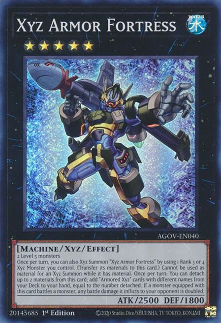 Xyz Armor Fortress - Age of Overlord - YuGiOh