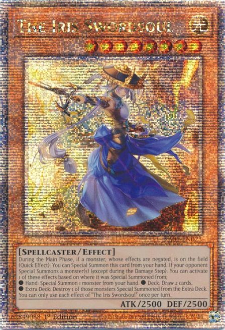 The Iris Swordsoul (Quarter Century Secret Rare) - 25th Anniversary ...