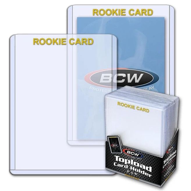 BCW Toploader 3x4 Pollici (25 Pezzi) - Custodia Rigida In Plastica Per Carte Da Collezione Pokémon E Dimensioni Standard - 2