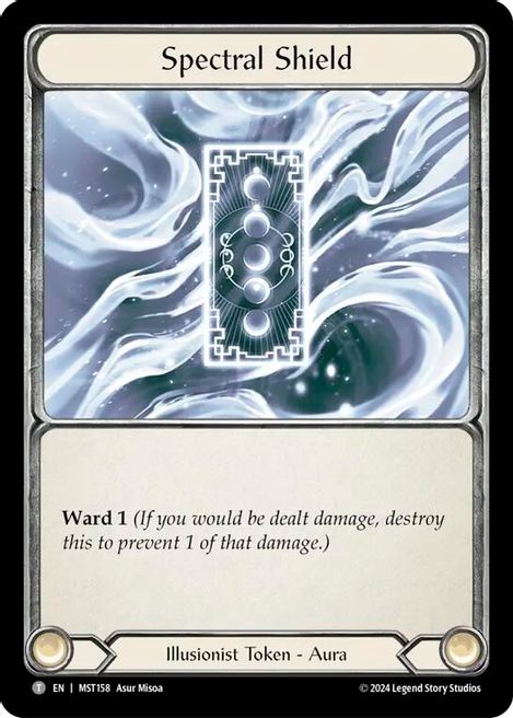 Spectral Shield (158-A) - Part the Mistveil - Flesh and Blood TCG