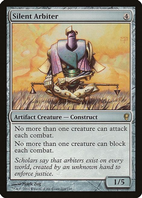 Silent Arbiter - Conspiracy - Magic: The Gathering