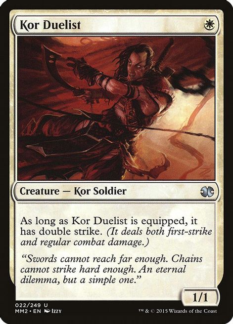 Kor Duelist - Modern Masters 2015 - Magic: The Gathering