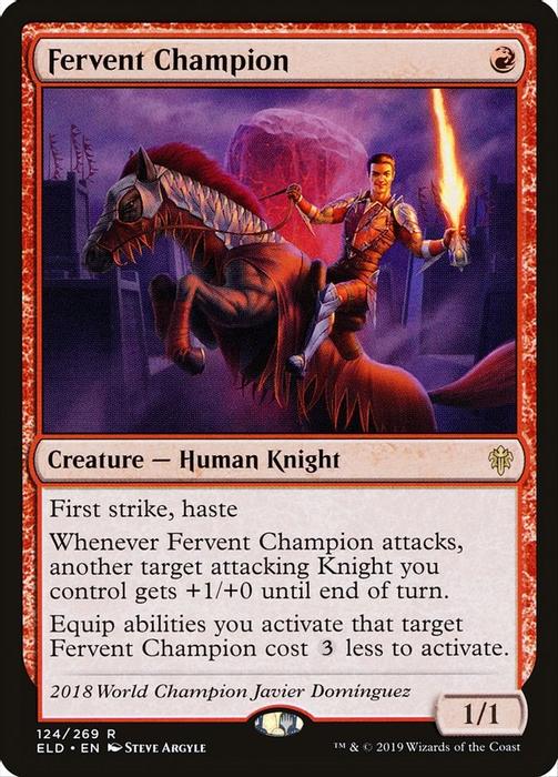 Fervent Champion - Throne of Eldraine - magic