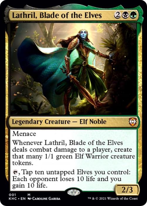 Lathril, Blade of the Elves - Commander: Kaldheim - magic
