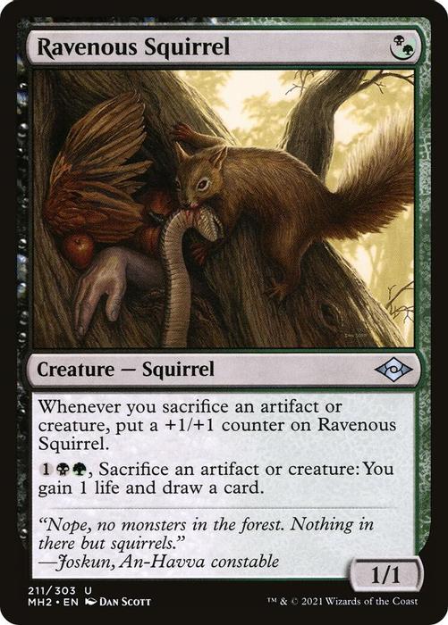 Ravenous Squirrel - Modern Horizons 2 - magic