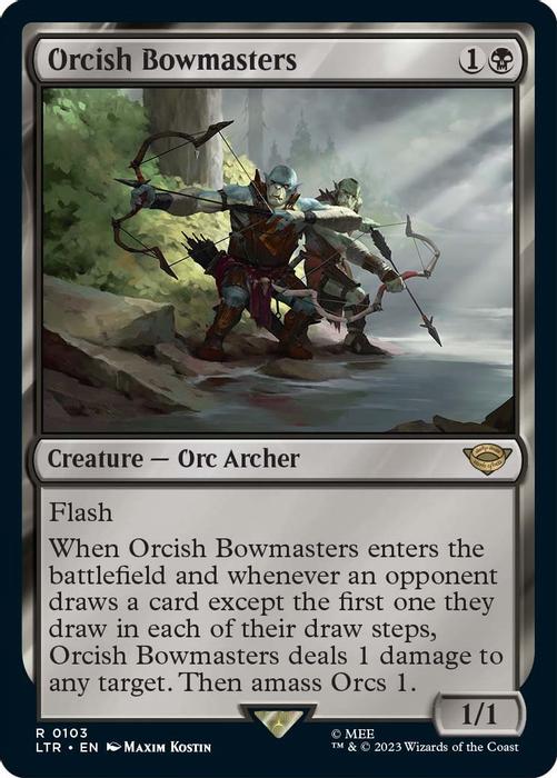 Orcish Bowmasters - Universes Beyond: The Lord of the Rings: Tales of Middle-earth - magic