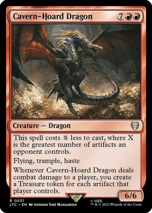 Cavern-Hoard Dragon - Commander: The Lord of the Rings: Tales of Middle-earth - magic