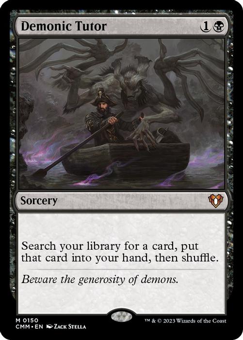 Demonic Tutor - Commander Masters - magic