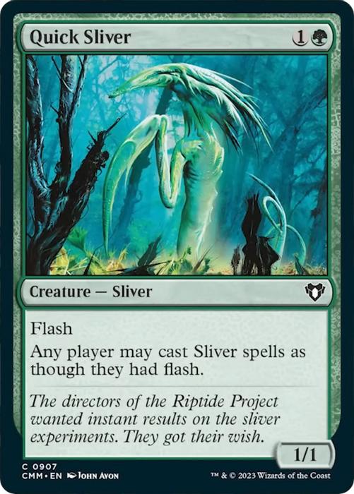 Quick Sliver - Commander Masters - magic