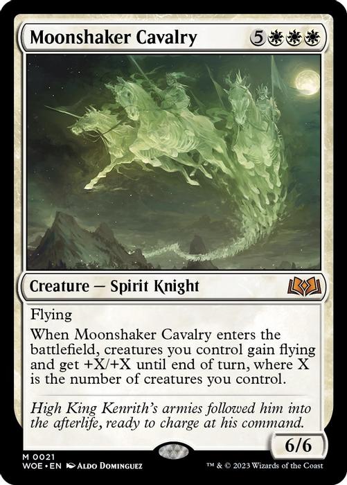 Moonshaker Cavalry - Wilds of Eldraine - magic