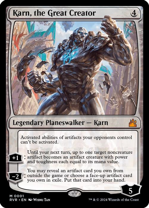 Karn, the Great Creator - Ravnica Remastered - magic