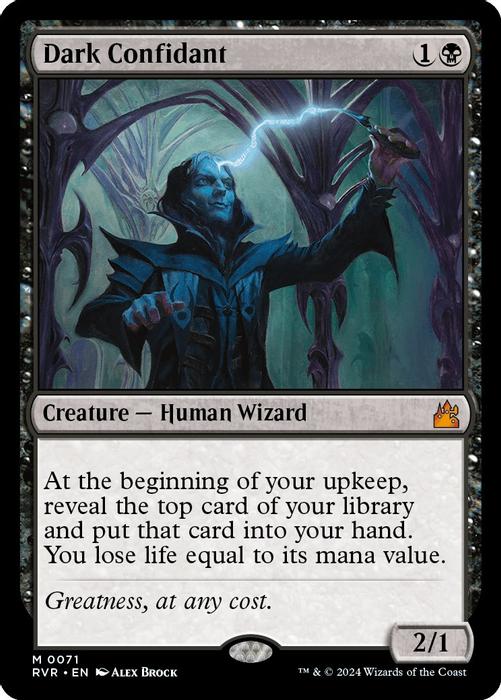 Dark Confidant - Ravnica Remastered - magic