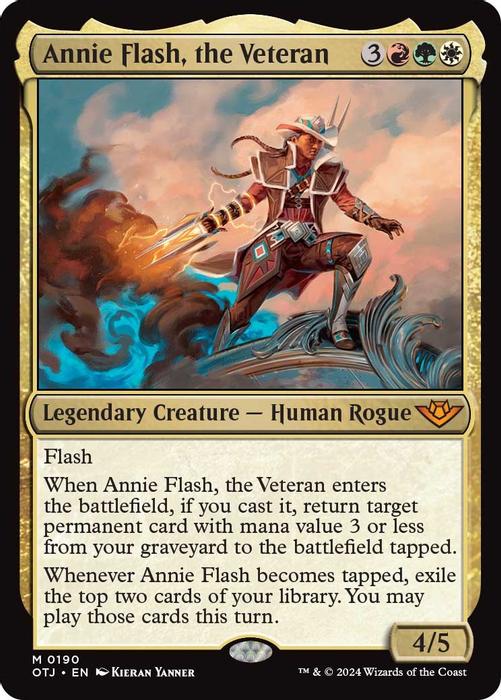 Annie Flash, the Veteran - Outlaws of Thunder Junction - magic