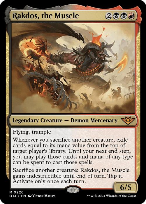 Rakdos, the Muscle - Outlaws of Thunder Junction - magic