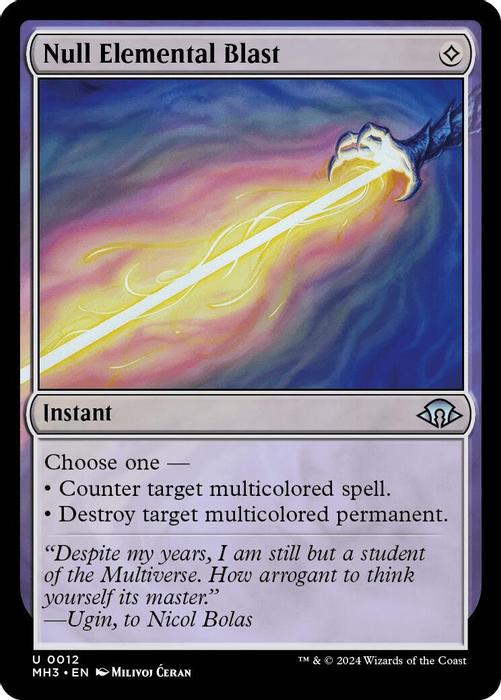 Null Elemental Blast - Modern Horizons 3 - magic