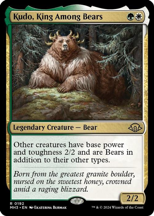 Kudo, King Among Bears - Modern Horizons 3 - magic