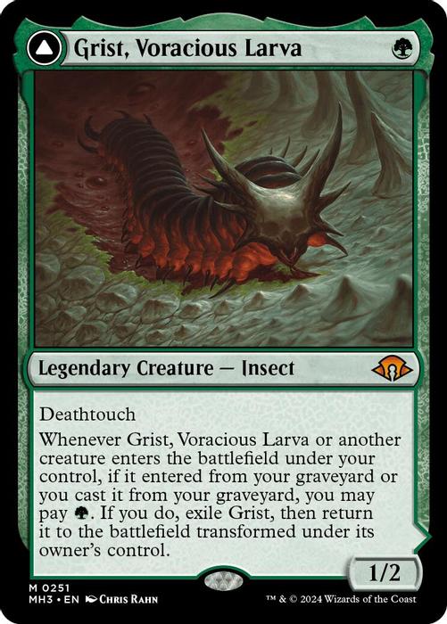 Grist, Voracious Larva - Modern Horizons 3 - magic