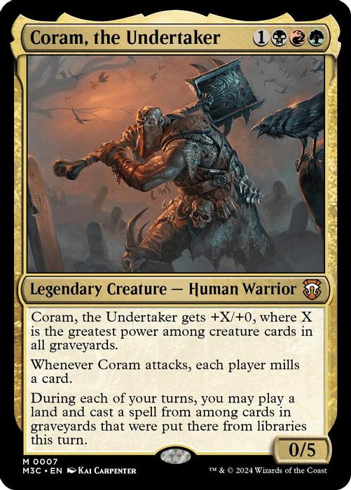 Coram, the Undertaker - Commander: Modern Horizons 3 - magic